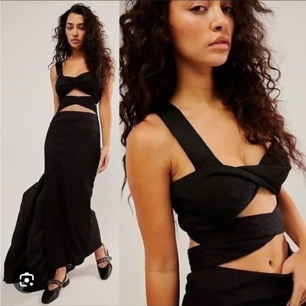 Free People Heather Skirt and Top Set